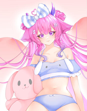 half body illust